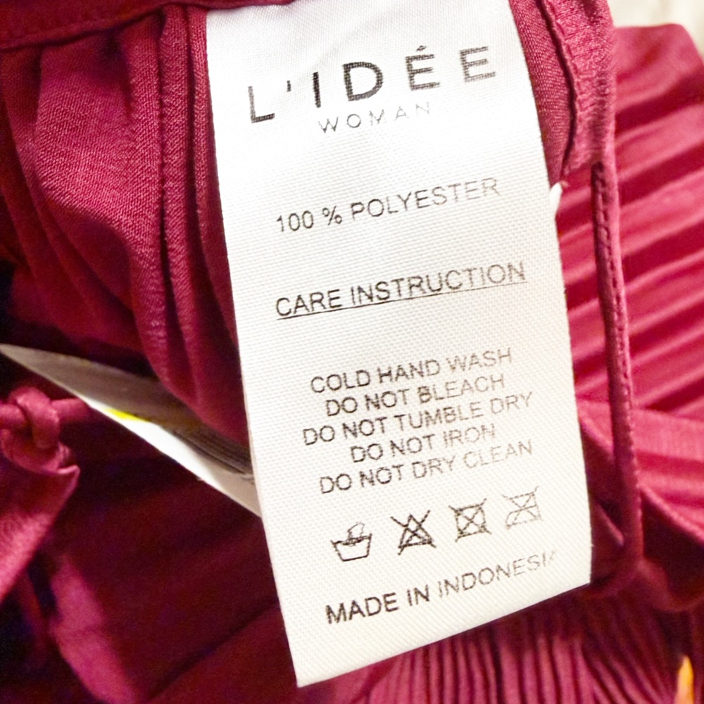 L’idee Triumph Crop Pleated 3D Flower Rosette Lace Up Back Bra Top size US 6 - Picture 11 of 12